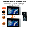 TD-D6 DoorControl Pro – videotelefon s dvěmi 7" dotykovými displeji a Tuya app